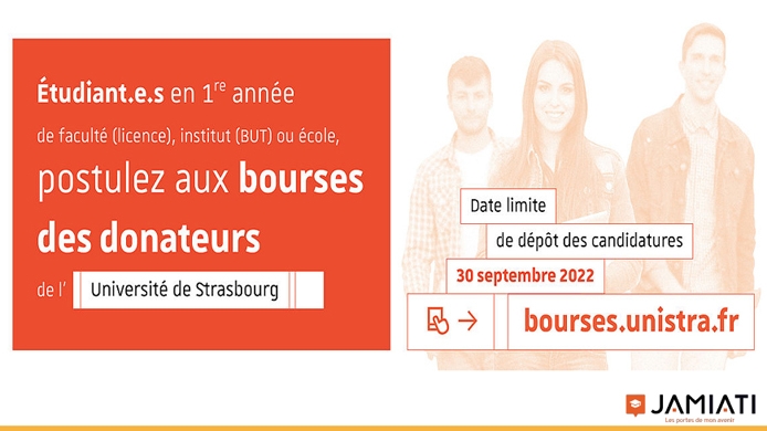 Appel à candidature aux bourses 2022 de l'Université de Strasbourg en France, avant le 30 septembre 2022